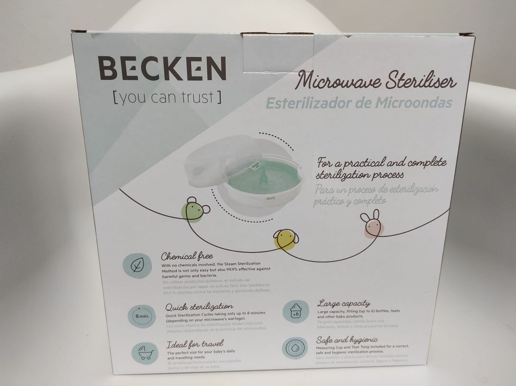 Esterilizadores Becken Biberões Novos