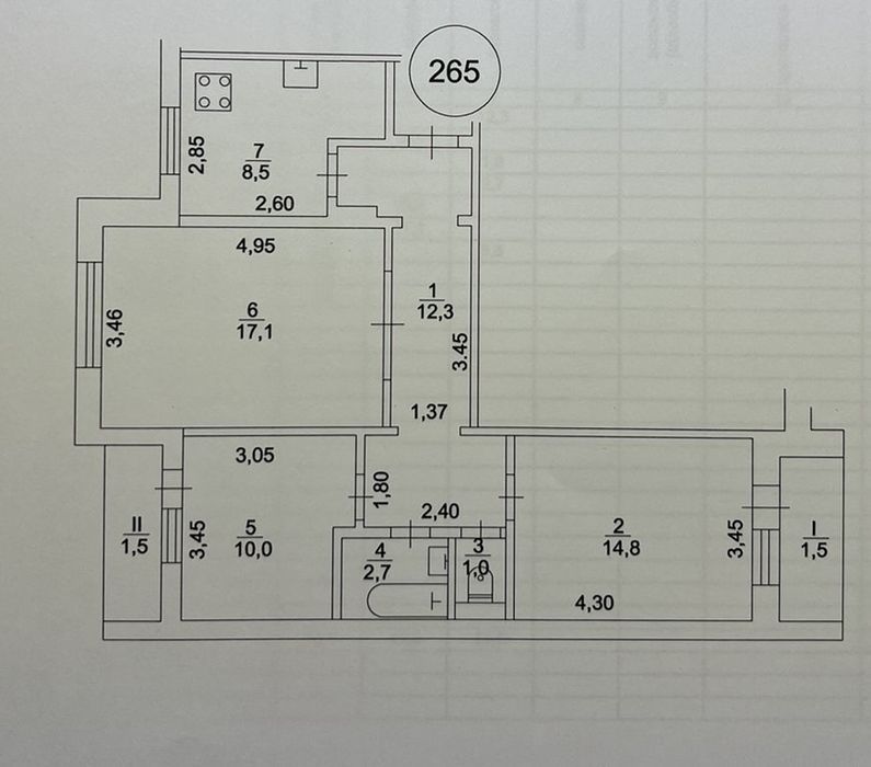 Продажа 3-ех комн.квартиры. Ул. Срибнокильская 22 А