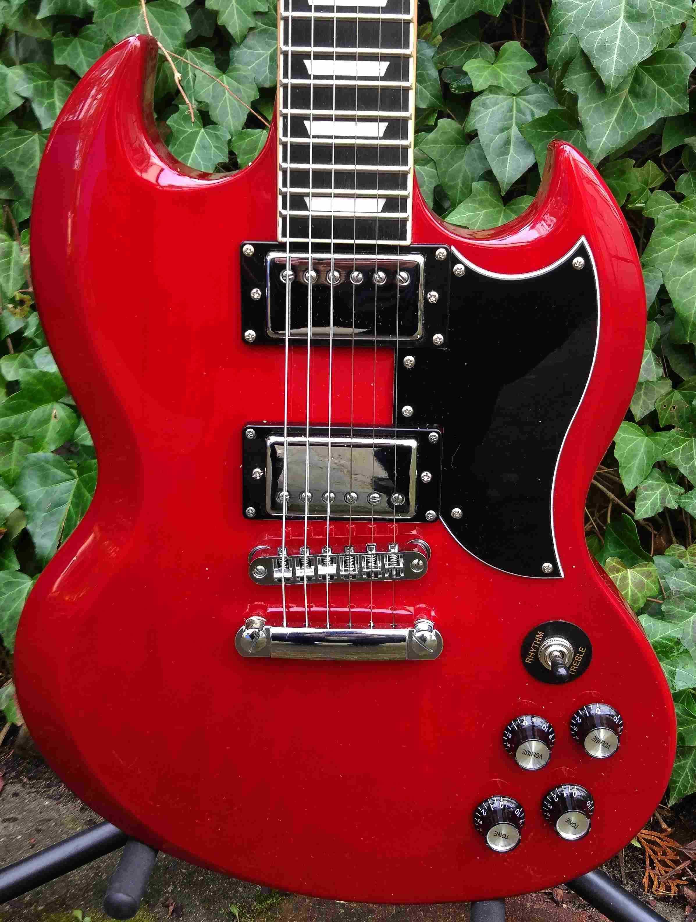 Nowa gitara elektryczna SG HB DC-580 CH