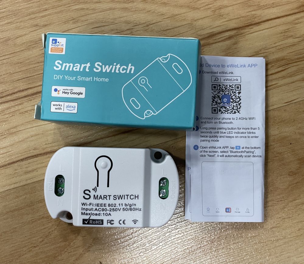 Smart Switch Przełącznik 10A Wifi