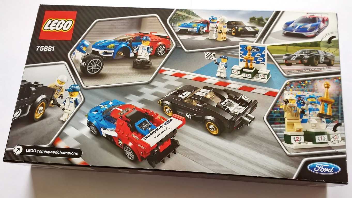 LEGO 75881 Speed Champions 2016 Ford GT & 1966 Ford GT40 selado