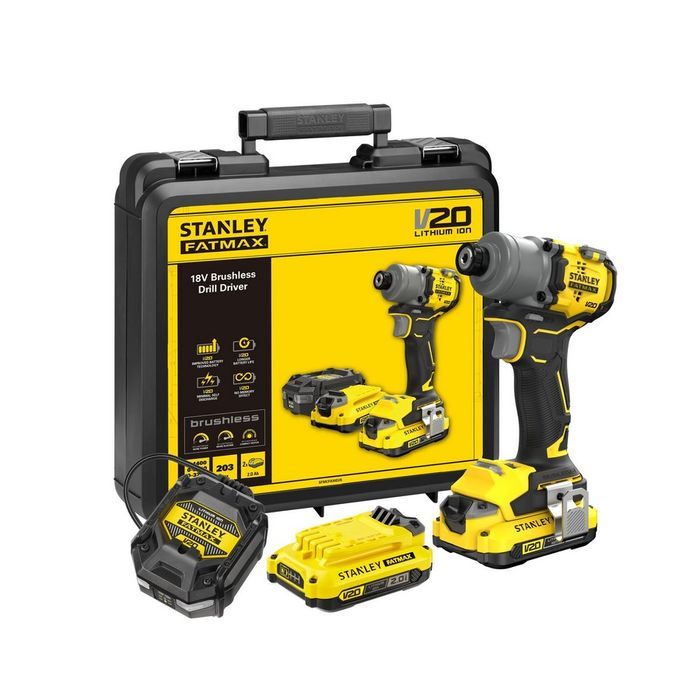 Klucz Udarowy Akumulatorowy V20 2*2.0Ah Stanley