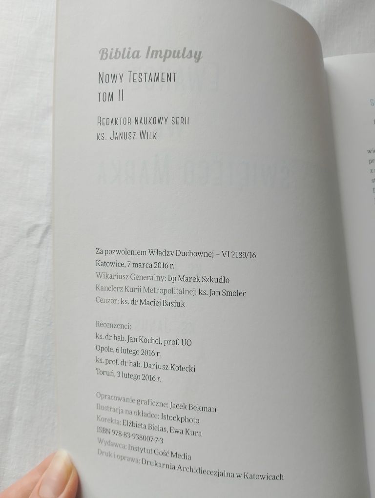 Biblia Impulsy Ewangelia wg Św. Marka