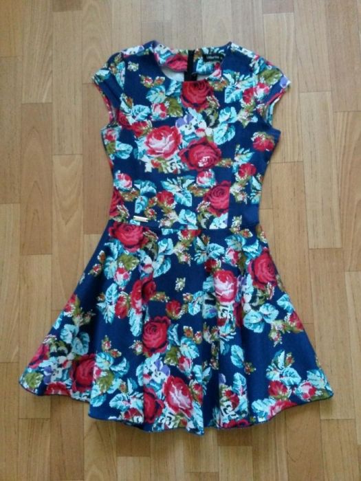 Sukienka s.Moriss xs 34 kwiaty