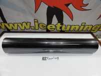 Papel / vinil de carbono 5D preto brilhante rolo com 1,52M x 1M, 1.52M X 0.50M ou 2M X 0.50M