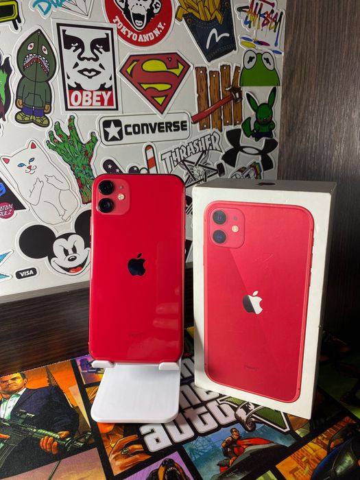 iPhone 11 92% Red красный айфон