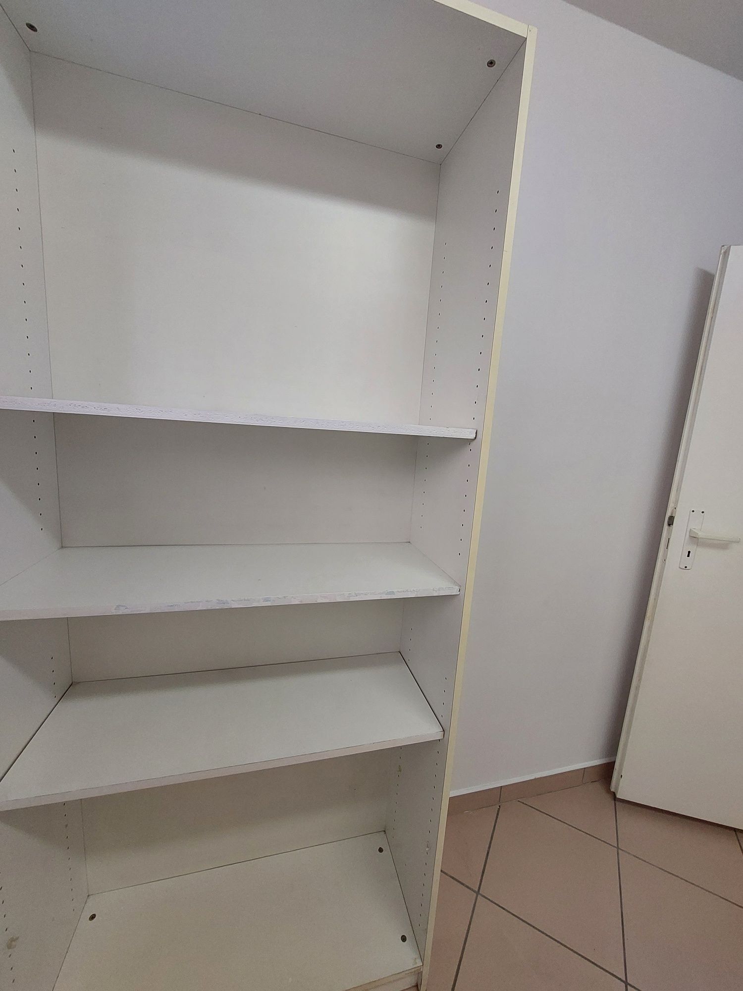 Regał biały do magazynu garażu  89cm