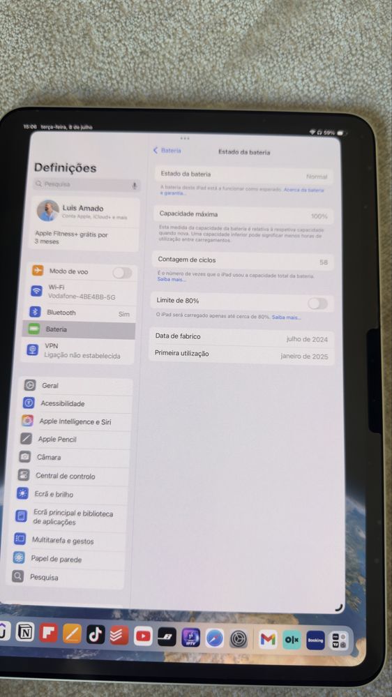 Apple iPad Pro 11” M4 (256GB, Wi-Fi) + como Novo