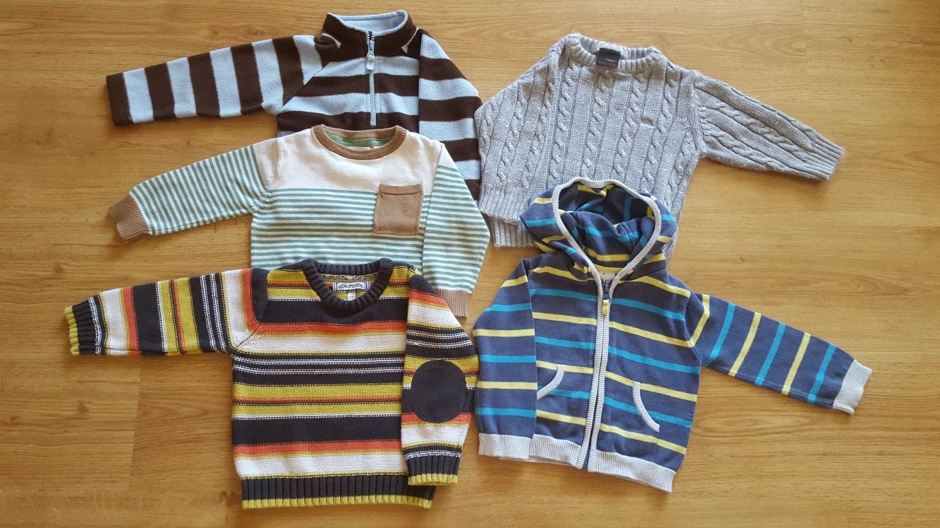 Sweter bluza dla chłopca paka 80 - 92