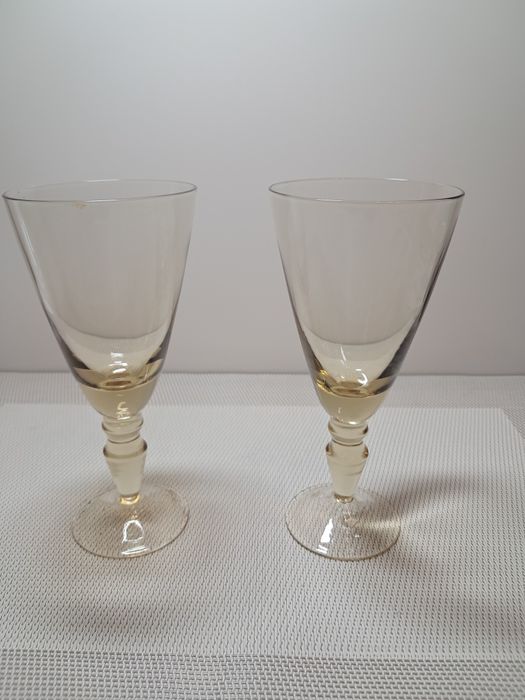 Бокали СРСР скло "карамель", 2 штуки