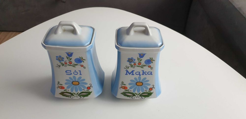 Starocie z Gdyni - Stare naczynia LUBIANA zestaw 2szt.