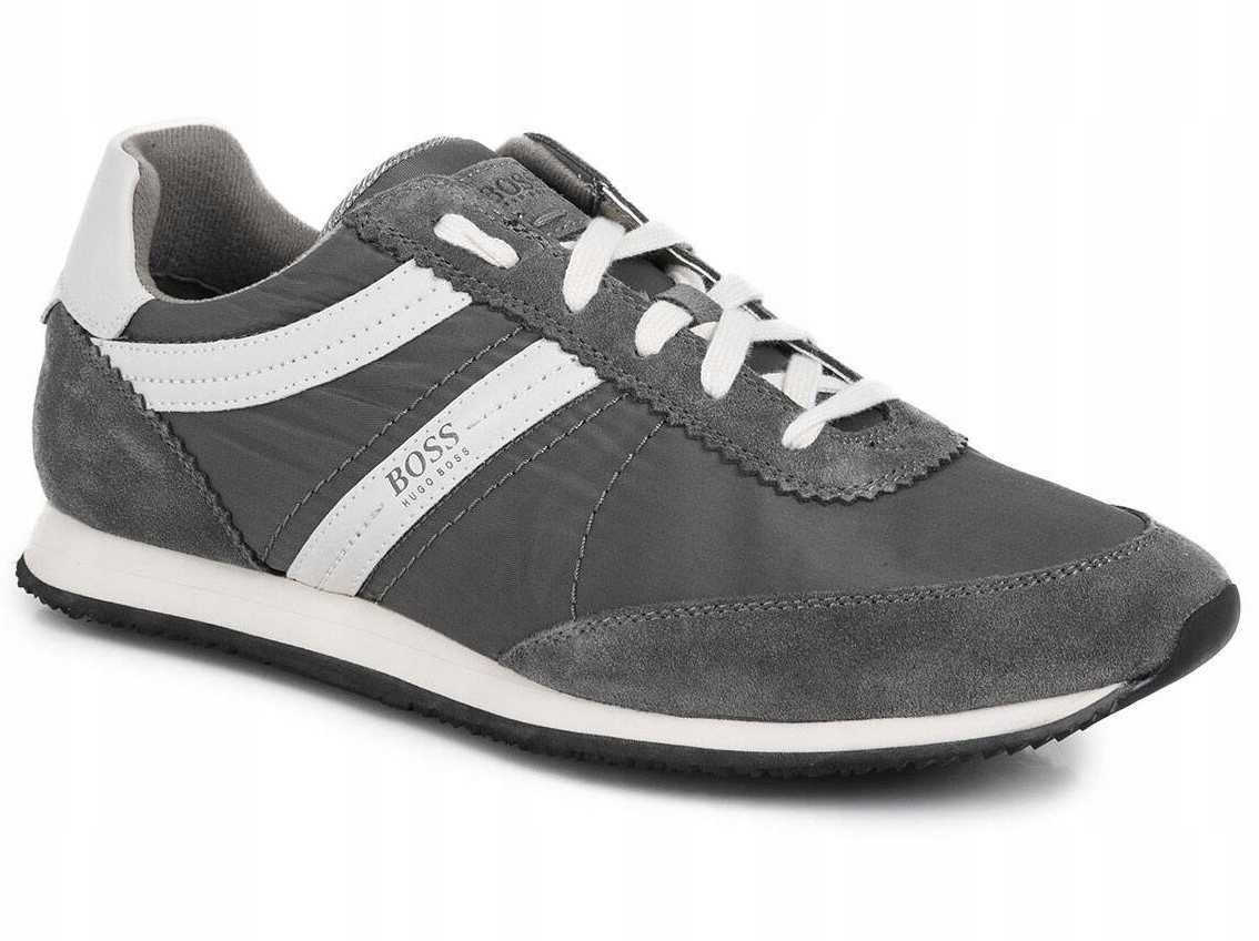 Hugo Boss buty męskie sportowe Hugo Boss Medium Grey rozmiar 44