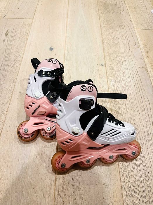 Rolki Powerslide Khaan Junior Ltd Różowe – rozmiar 27–30