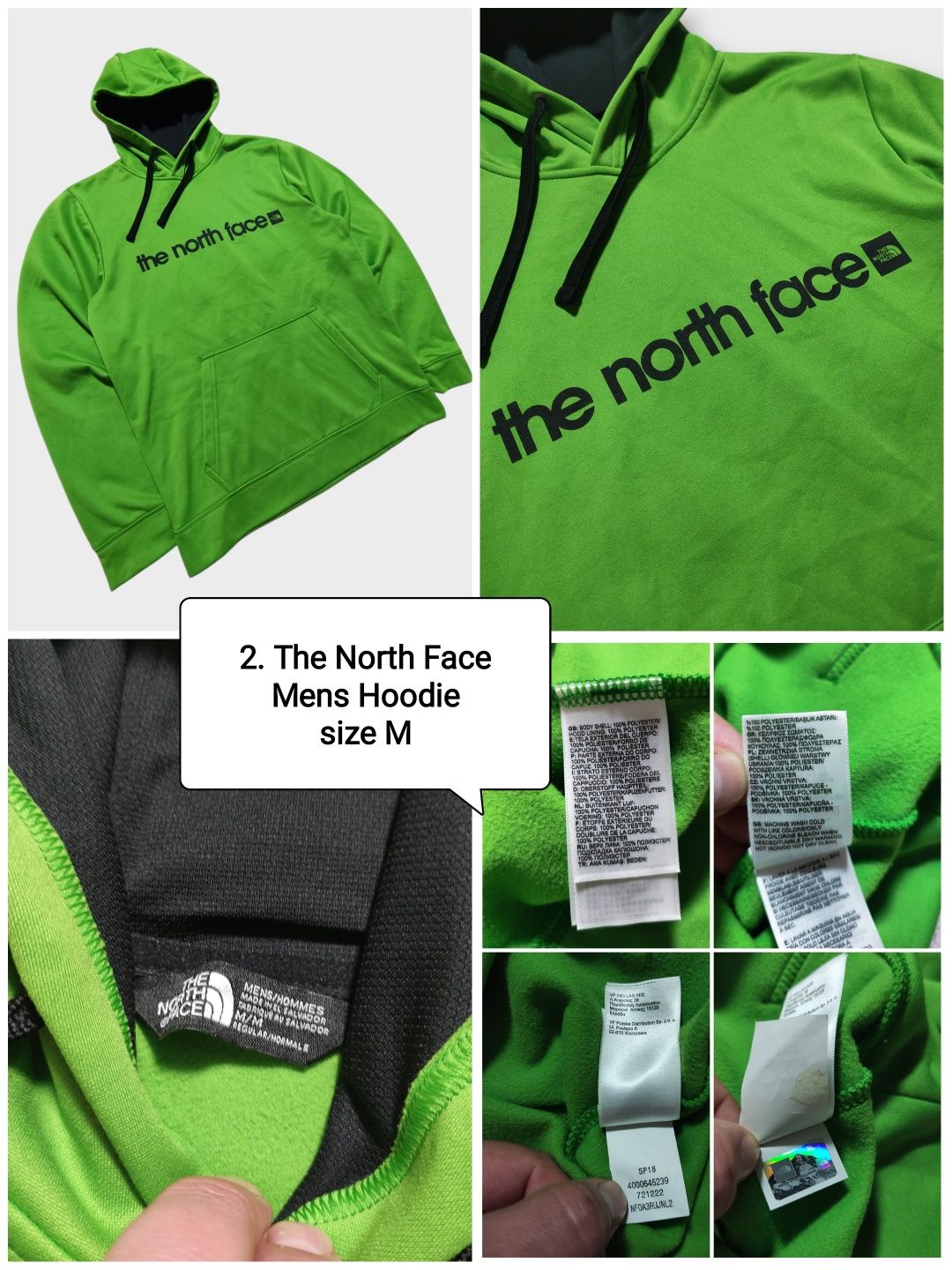 Толстовка худи куртка зипка The North Face originals оригинал size M