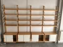 Regał scienny modułowy bambusowy Ikea