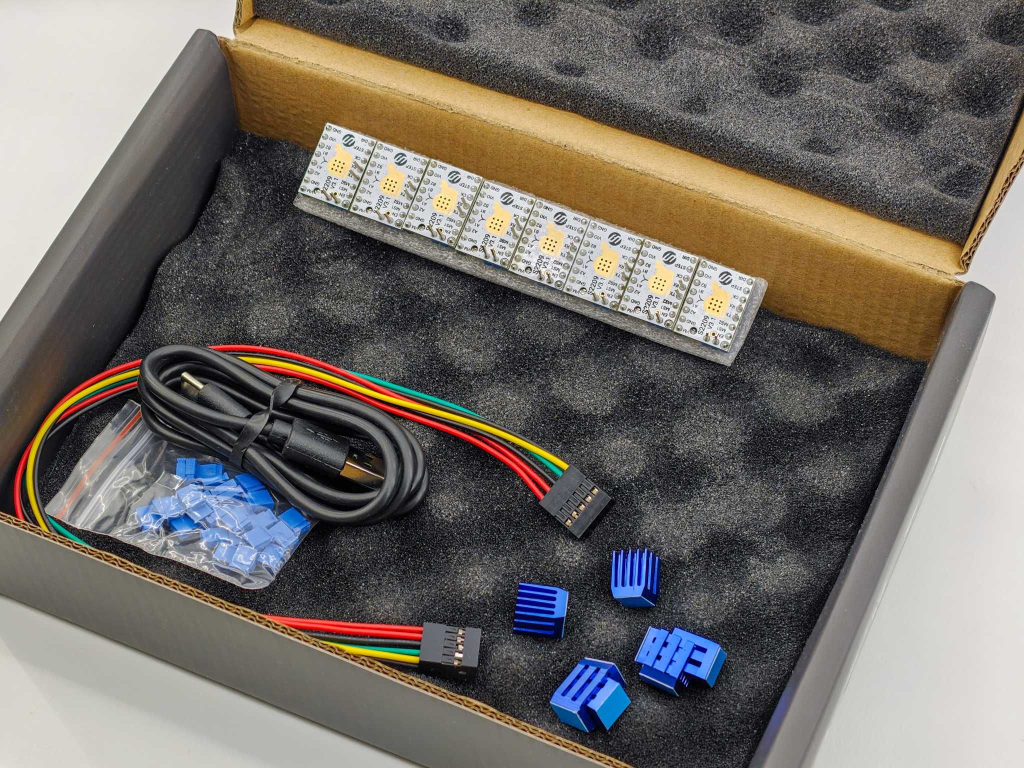 Fysetc Spider 2.2 + Stepstick x8 x2 S2209 v3.1 druk 3d