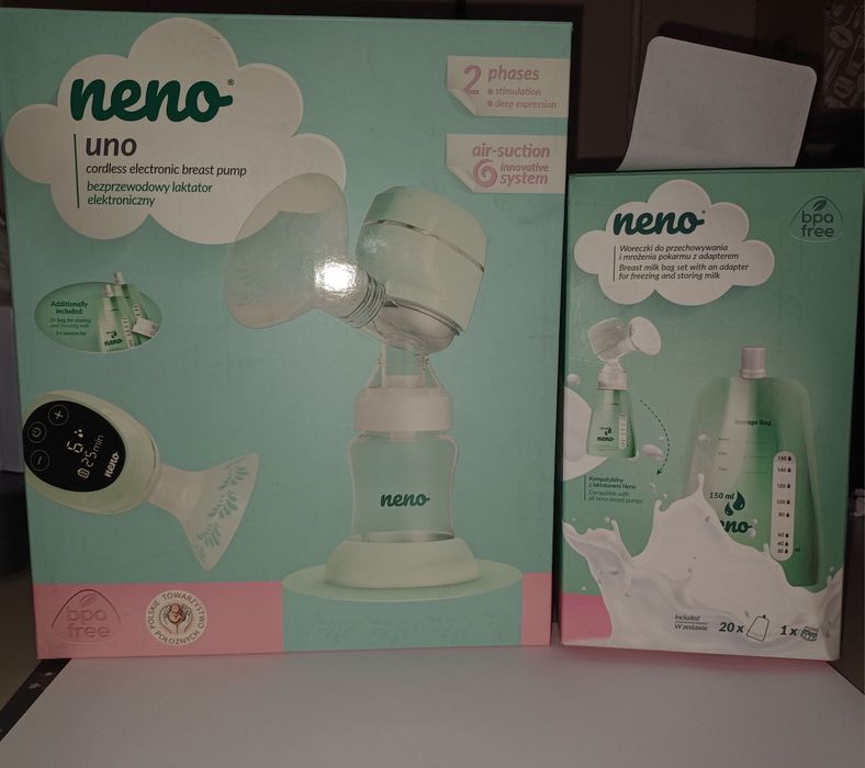 Bezprzewodowy Laktator Elektroniczny firmy Neno Uno