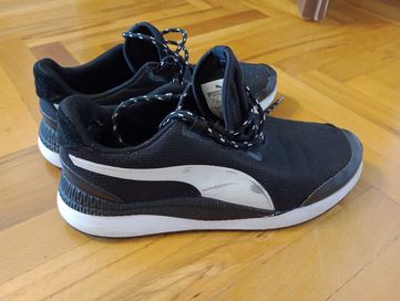 Buty Puma damskie czarne, używane, rozm. 41, stan dobry