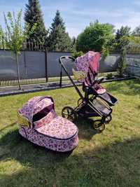 Wózek 2w1 Cybex Priam 2.0 Jeremy Scott Pink Cherubs różowy spacerówka