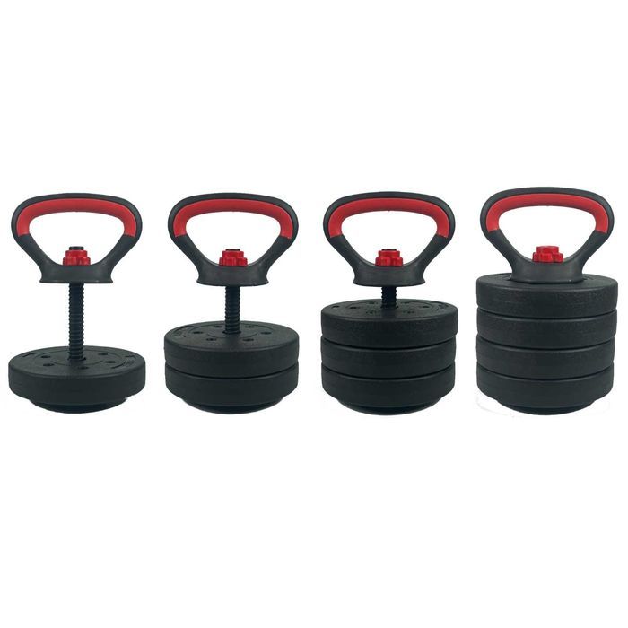 Kettlebell hantla odważnik regulowany 10kg zestaw KR