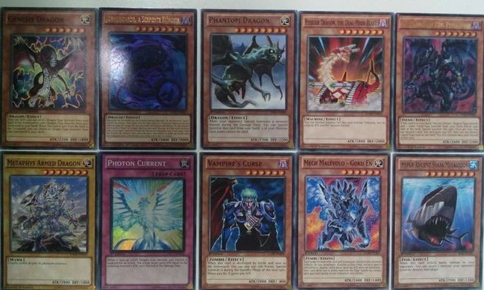 Cartas Yu Gi Ho cards