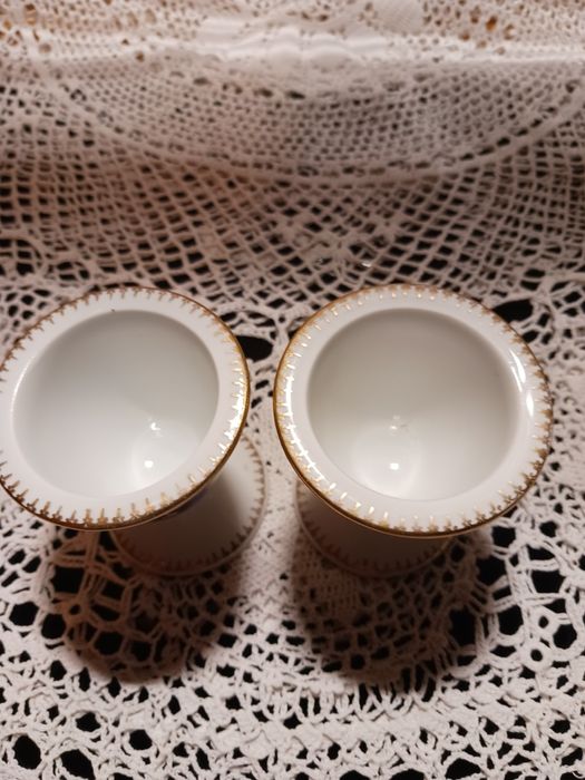 Rosenthal kieliszki do jajek Chryzantheme Victoria bratki