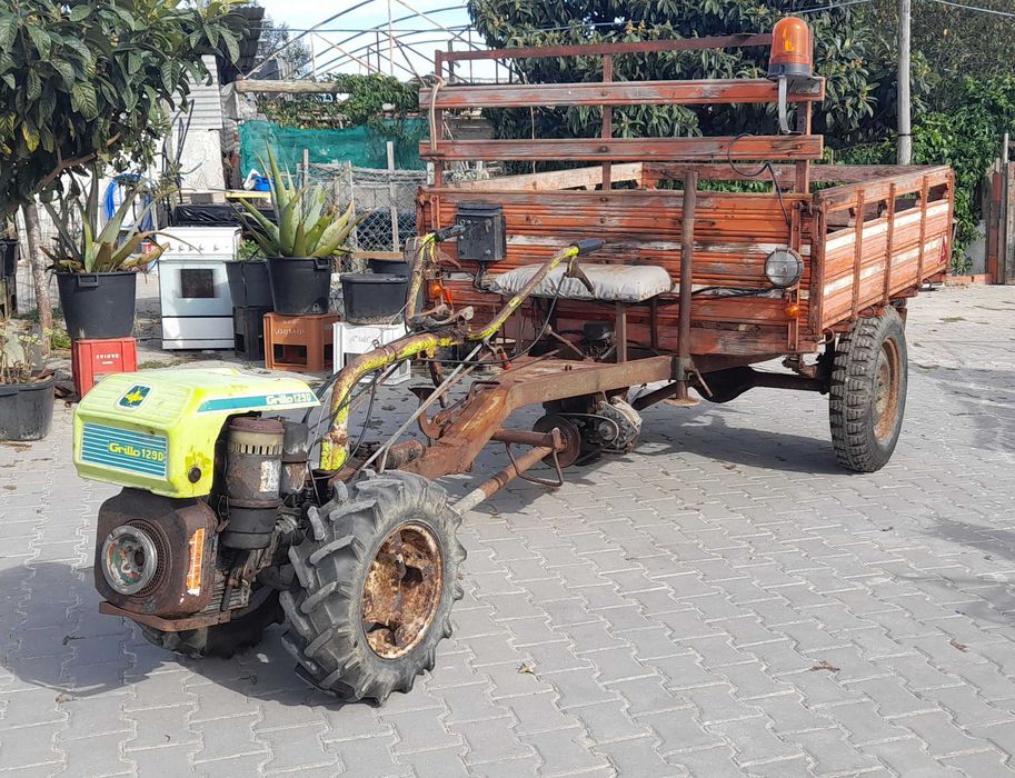 MOTOCULTIVADOR GRILLO 129D com reboque (sem documentos)
