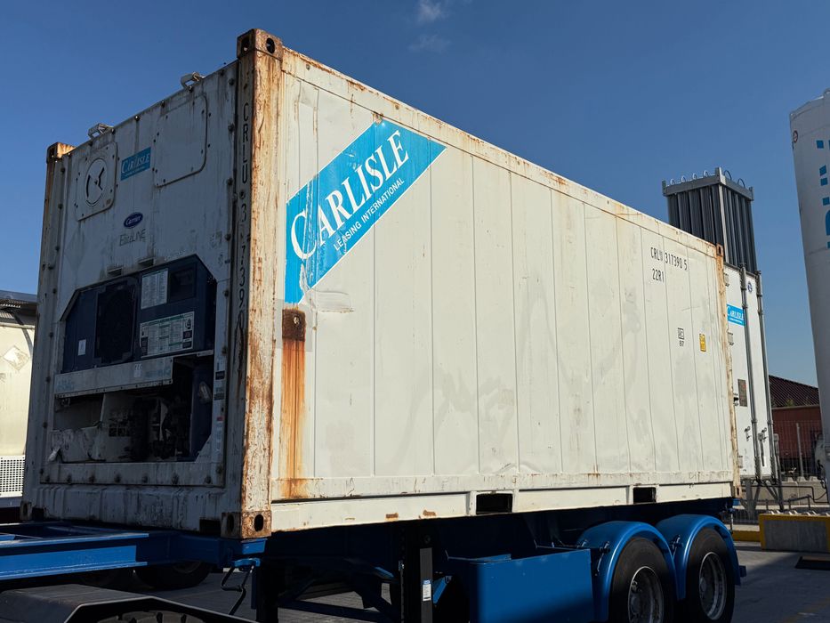 Kontener morski chłodniczy 20 RF, chłodnia, mroźnia, izoterma, -30c