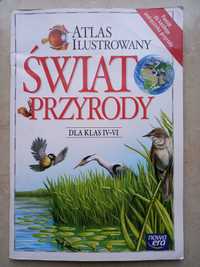 Świat przyrody Atlas ilustrowany klasy IV-VI Nowy