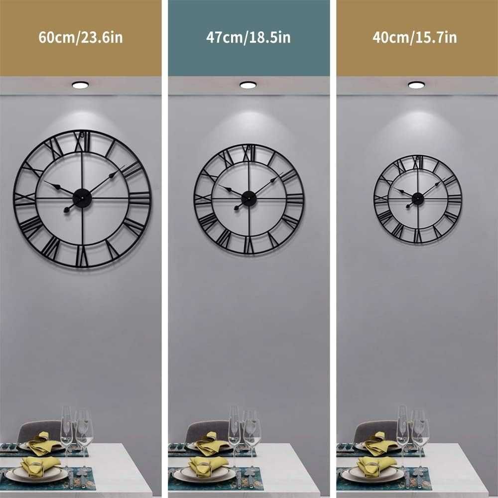 Nowy zegar ścienny / drewniany / loft / okrągły / 60cm !3641!