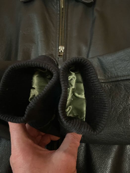Кожаная куртка L-XL Пилот Бомбер США