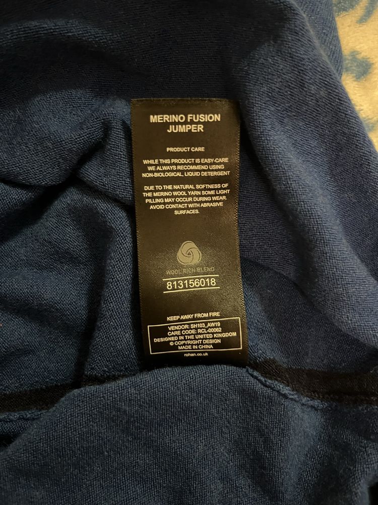 Светр Rohan merino fusion jumper m