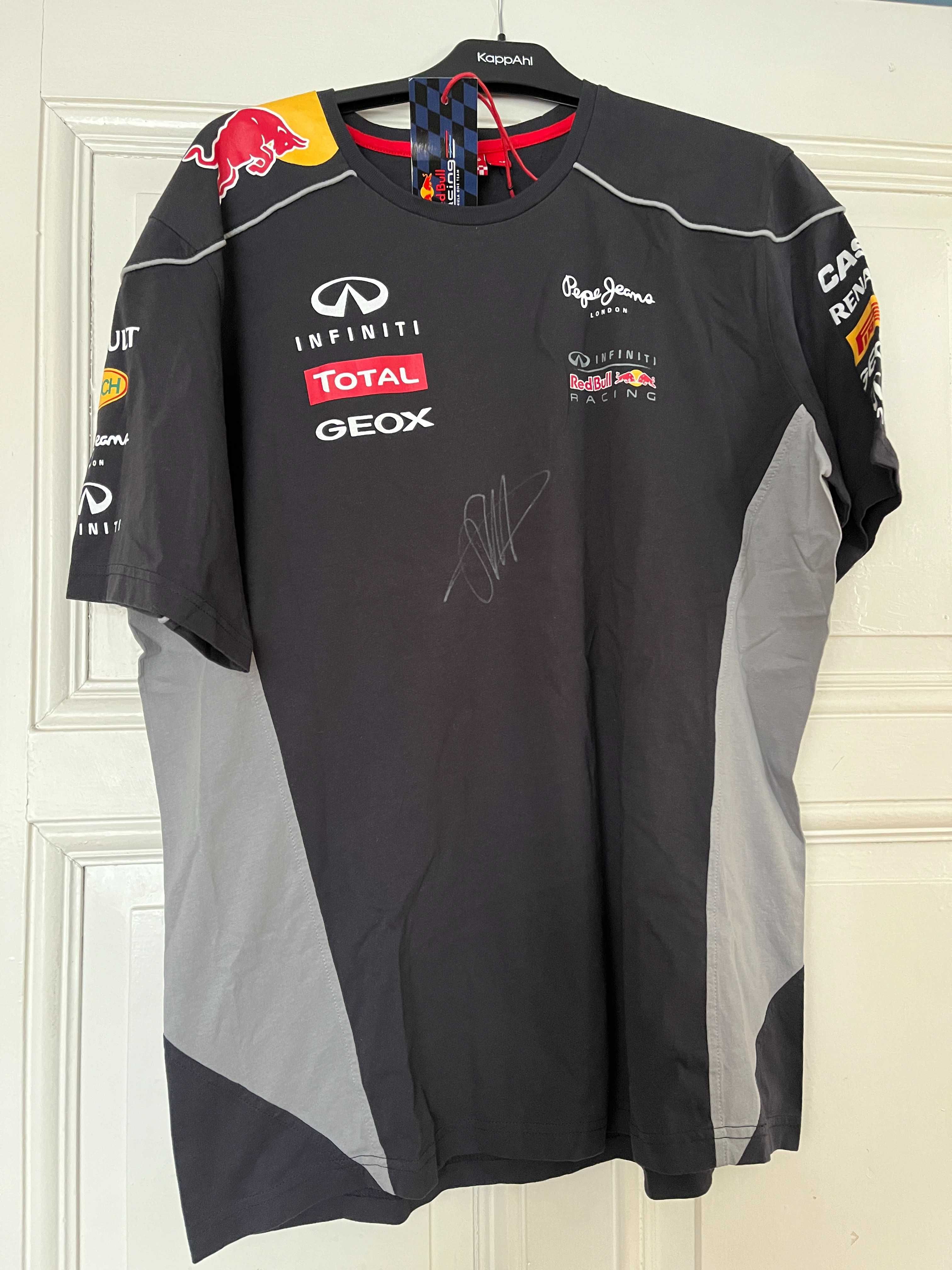 koszulka RED BULL RACING F1 Sebastian Vettel Autograf!