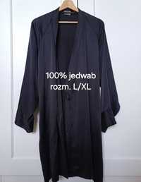 Elegancki, długi szlafrok kimono rozmiar L/XL Lady Avenue