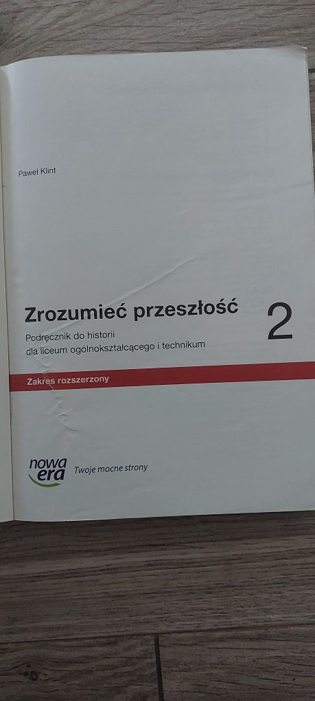 Podręcznik "Zrozumieć przeszłość 2" zakres rozszerzony