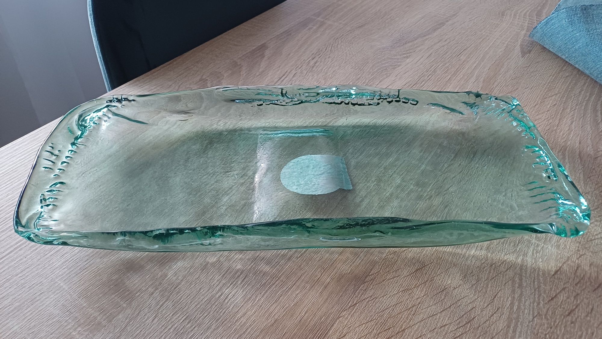 Centro de mesa em vidro (novo)-42cm