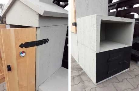 Grill ogrodowy wędzarnia wędzarka suszarnia H215