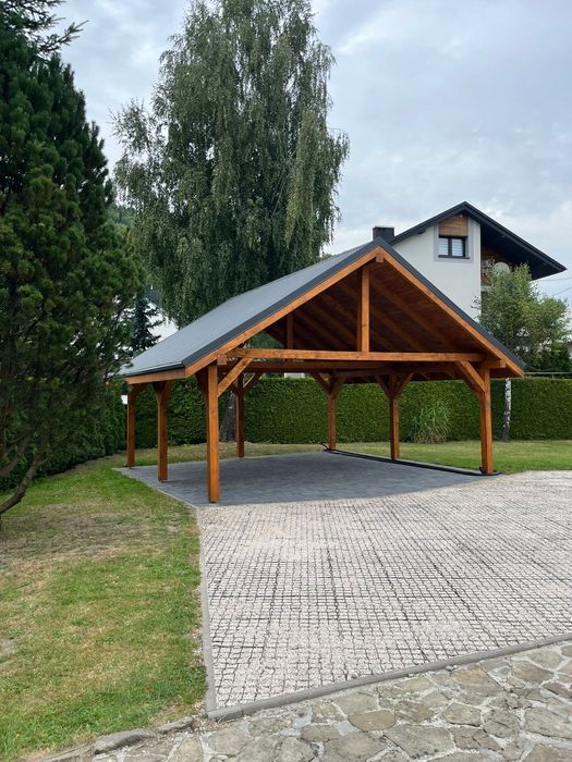 Wiata garażowa 6x7m
