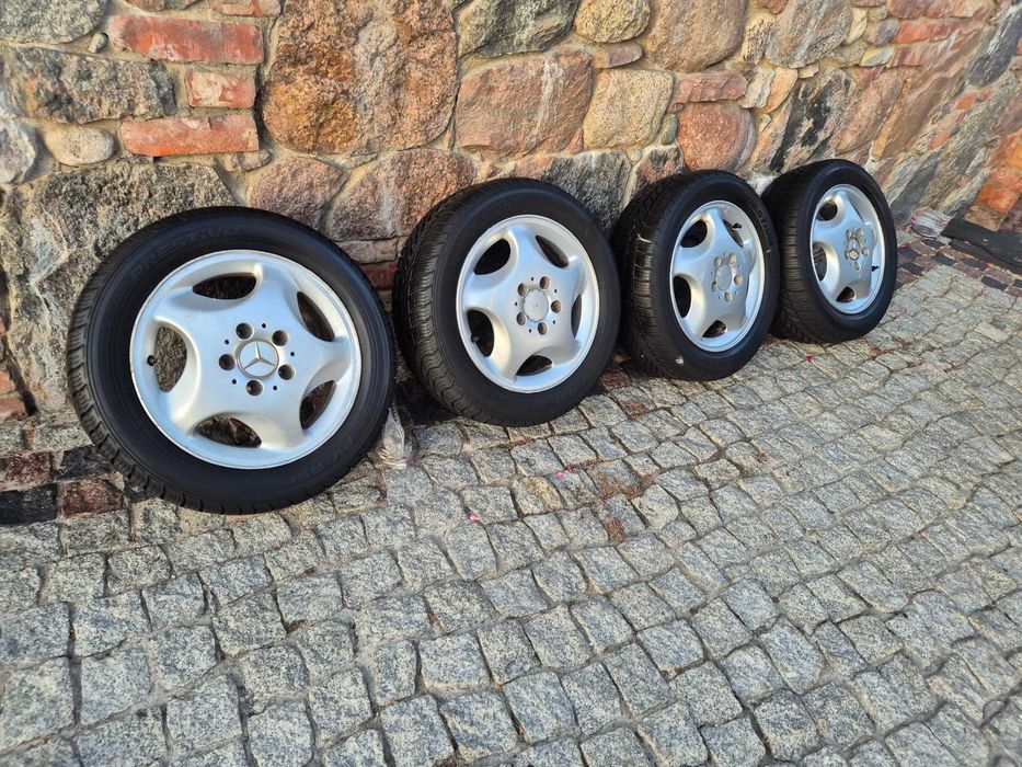 koła alufelgi zimowe mercedes a-klasa a168 5X112 195/55R15 ET39