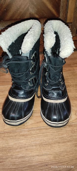 Сапоги черевики Sorel зима 33 р дитячі