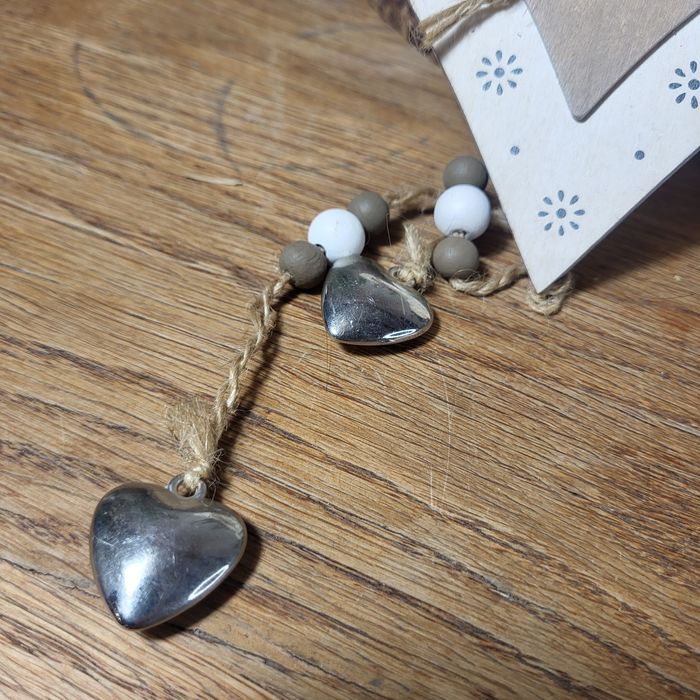 2szt drewniane serca dekoracje 67