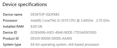 Komputer PC i5-3570 / 8GB RAM / GTX 750 Ti / 1TB HDD