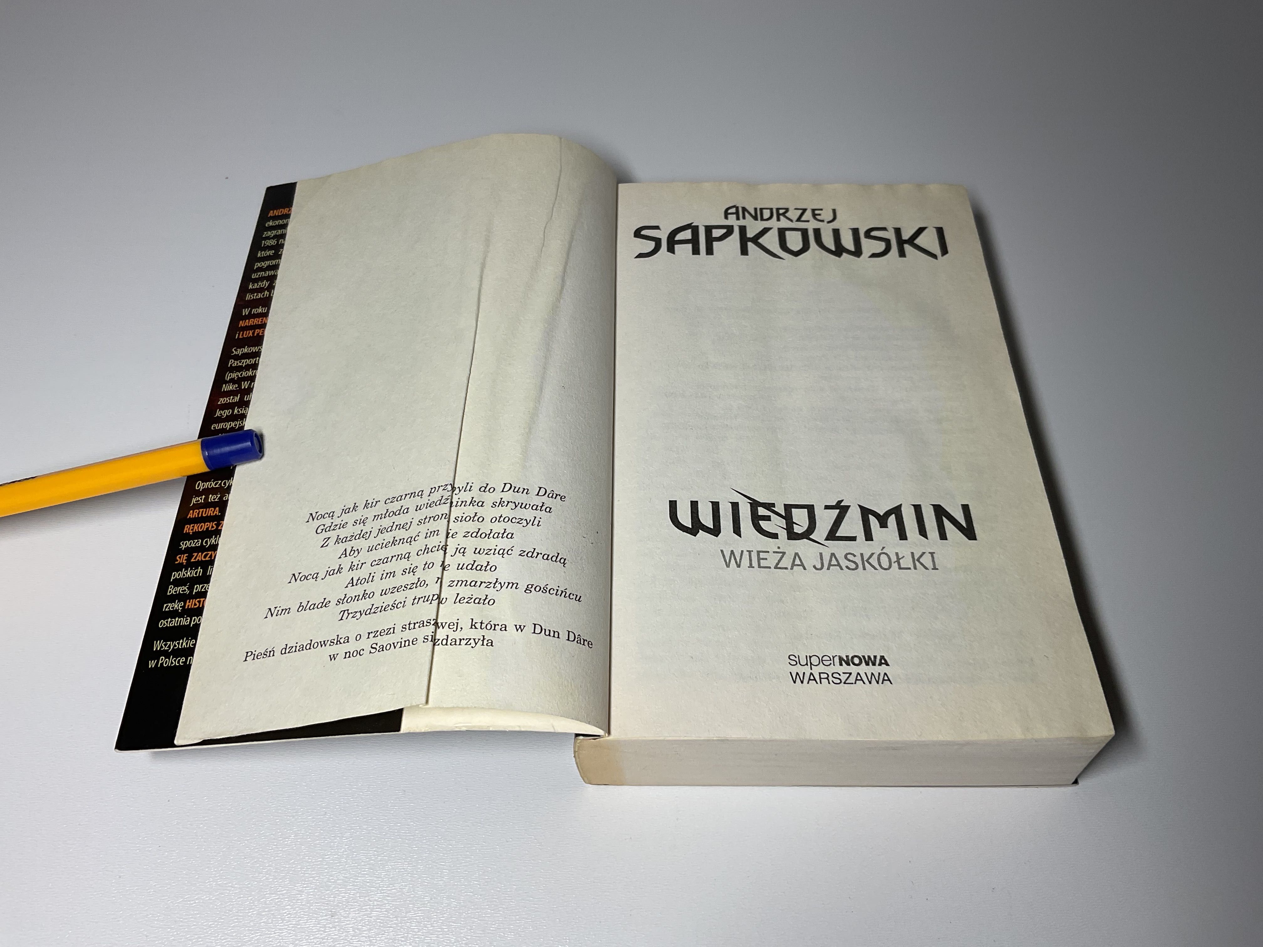 Andrzej Sapkowski Wiedźmin Tom VI-6 Wieża Jaskółki 2011 CZYTAJOPIS p10