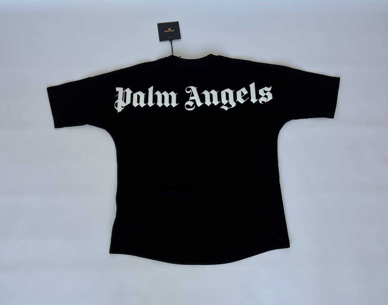 Palm Angels T-Shirt Black White