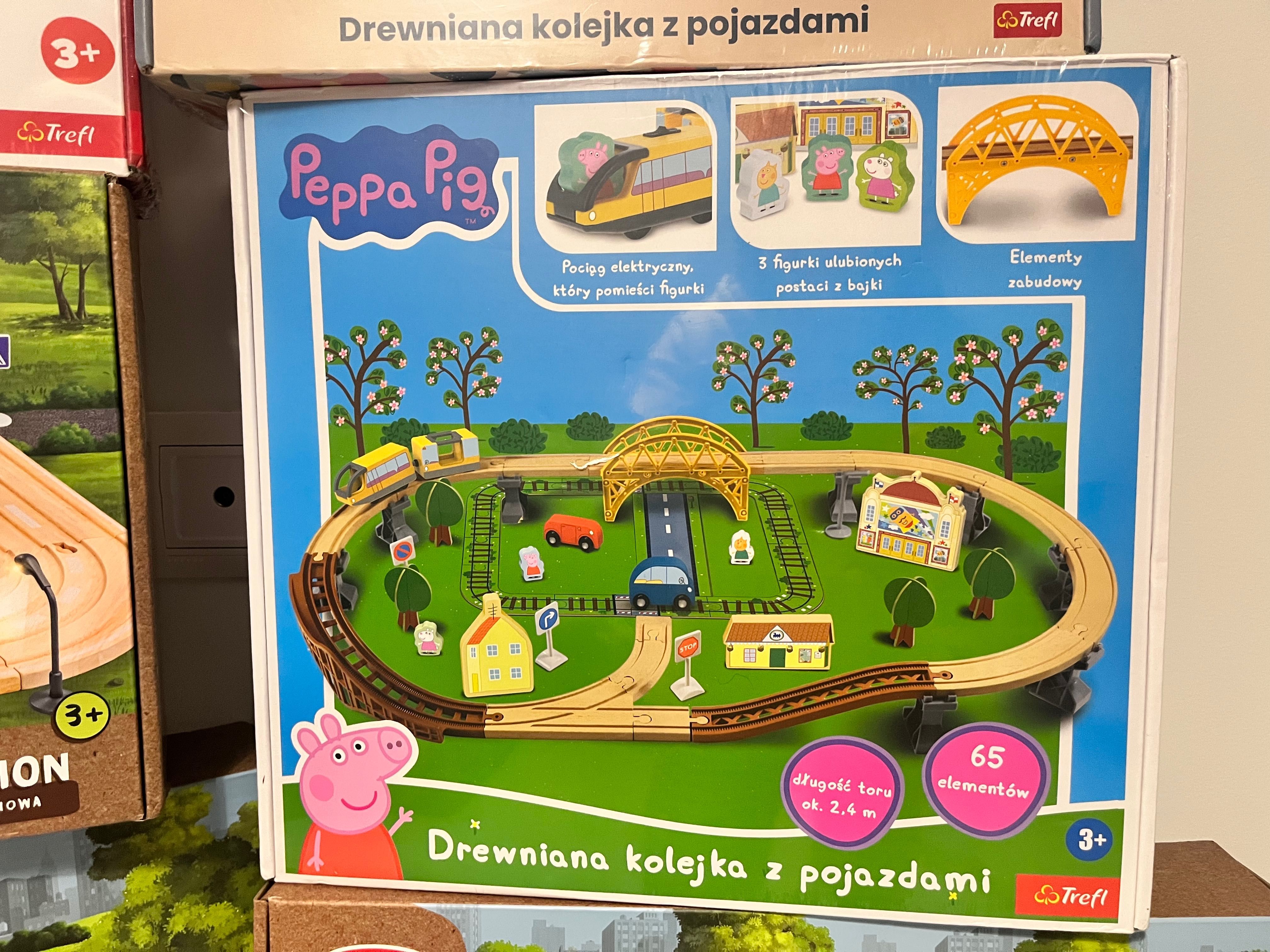 Дорога дерев’яна з поїздом 94,88,65, 56 ел. Elefun іkea playtive трек