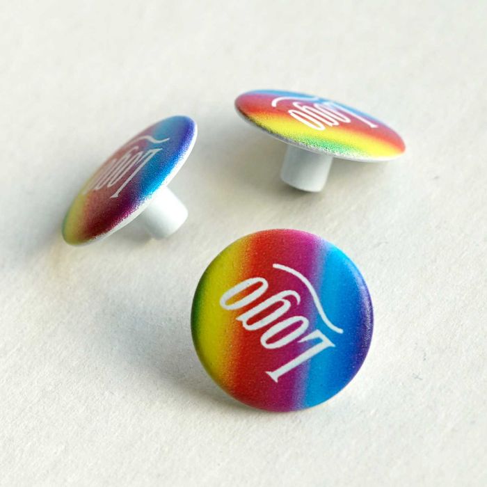 Napy guziki zatrzaskowe zatrzaski z indywidualnym nadrukiem 100 szt.