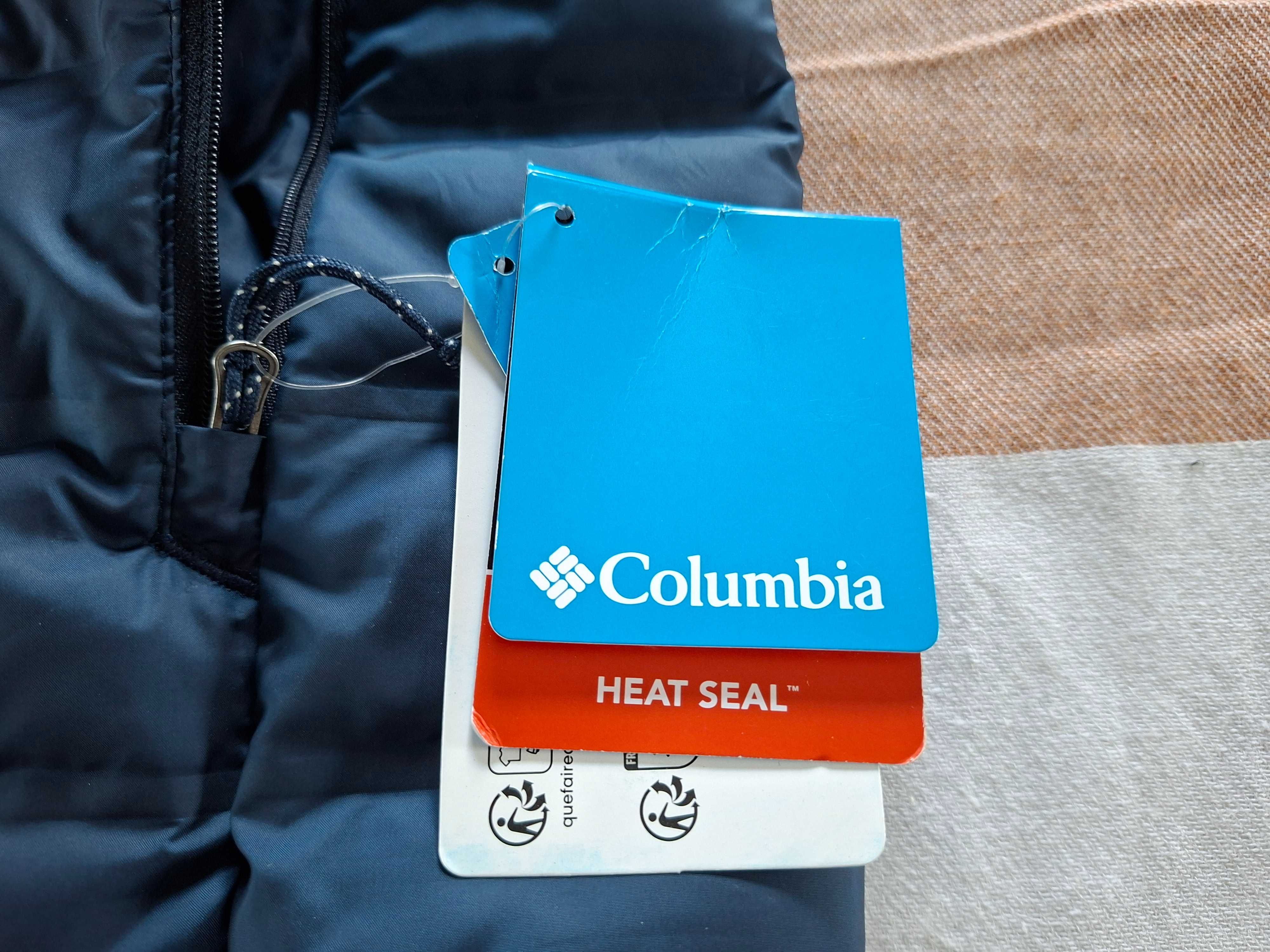 Columbia Kurtka puchowa lekka Męskie niebieski roz. M