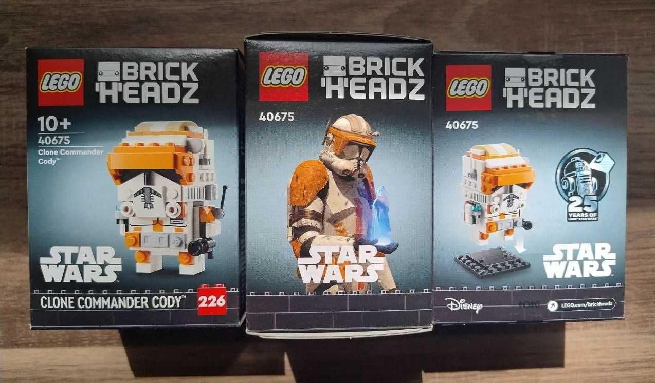 Конструктор LEGO BRICK HEADZ 40675 Star Wars Командор клонов Коди