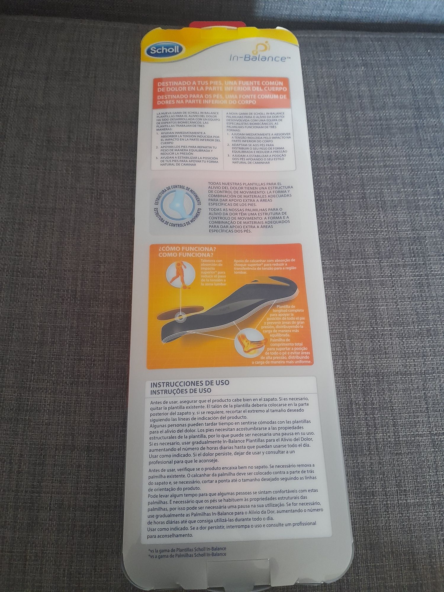 Vendo par de palmilhas Scholl