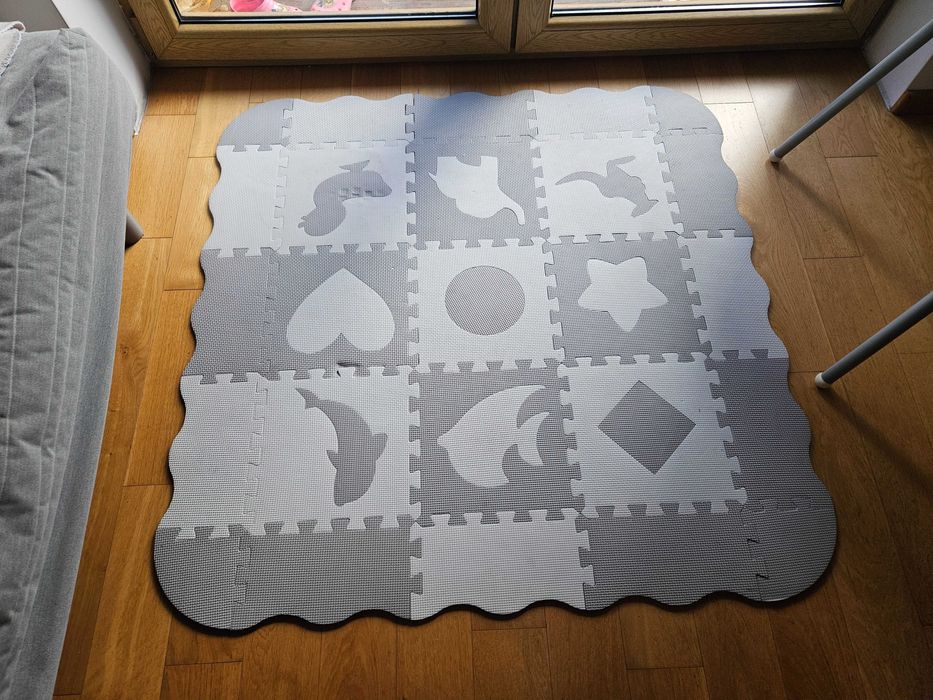 Mata piankowa kontrastowa 120x120x1